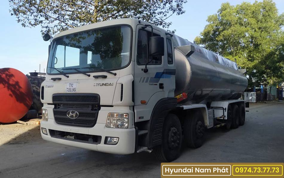 Xe Bồn Xitec Chở Axit Hyundai HD360